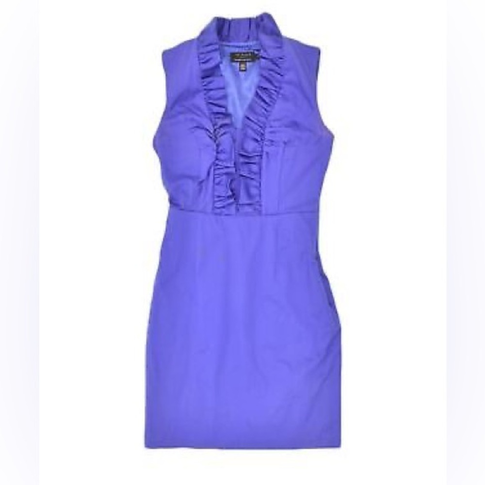Ted Baker London Ruffled Pencil Midi Dress - Picture 7 of 7